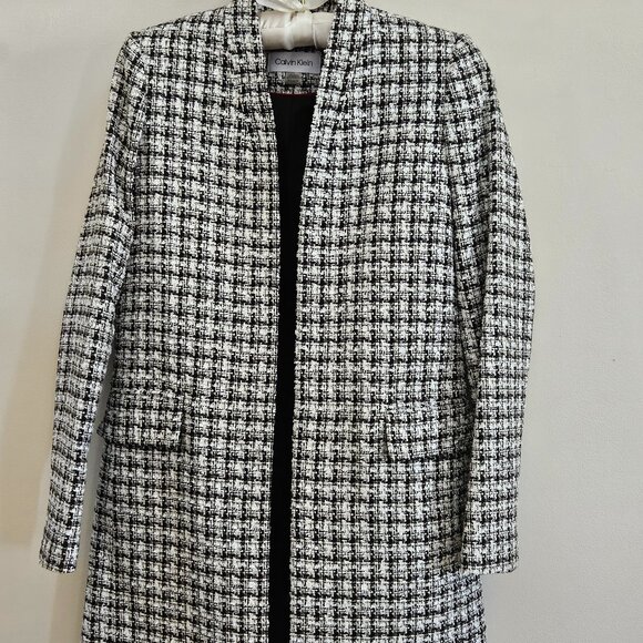 Calvin Klein Women's Tweed Topper Jacket - Size 2P - NWOT - Picture 1 of 8